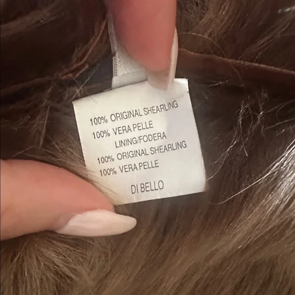 Di Bello Collection Shearling Long Coat - Picture 5 of 14